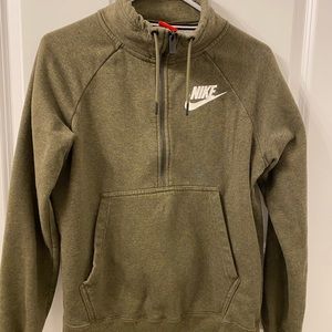 Nike womens half zip sweatshirt
